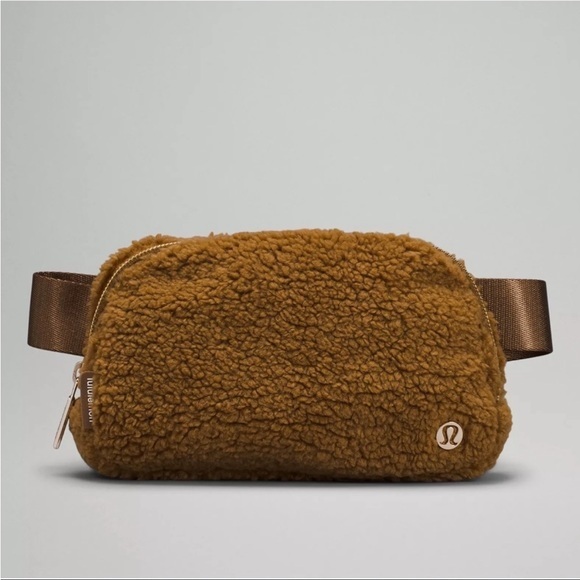 lululemon athletica Other - Lululemon Everywhere Belt Bag Fleece Burnt Caramel BTCA One Size NWT NEW